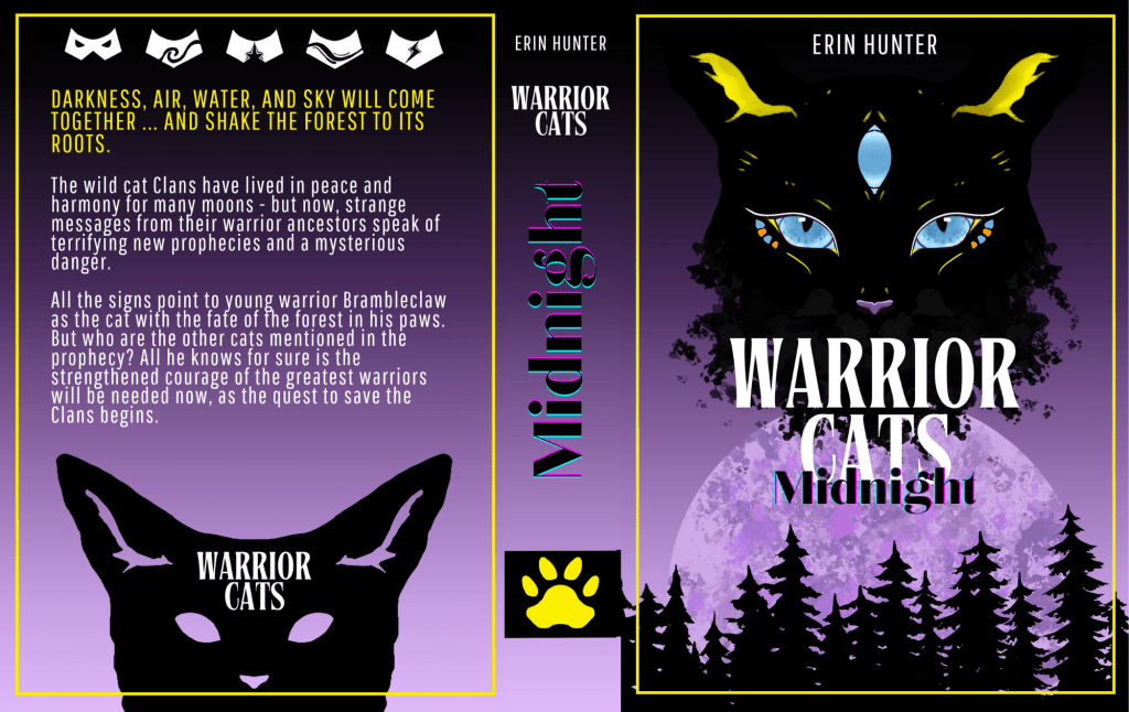 Buchcover Redesign: Warrior Cats